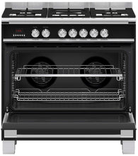 Load image into Gallery viewer, Fisher & Paykel 90cm Freestanding Dual Fuel Cooker OR90SCG4B1