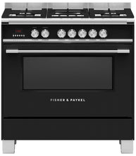 Load image into Gallery viewer, Fisher & Paykel 90cm Freestanding Dual Fuel Cooker OR90SCG4B1