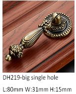 Load image into Gallery viewer, Vintage Drawer Drop Pulls Zinc Copper (Pair)