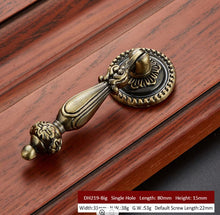 Load image into Gallery viewer, Vintage Drawer Drop Pulls Zinc Copper (Pair)