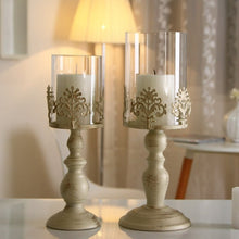 Load image into Gallery viewer, Elegant Candlestick Metal Base