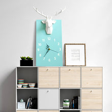 Load image into Gallery viewer, Deer Face Wall Clock Modern Design
