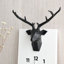 Load image into Gallery viewer, Deer Face Wall Clock Modern Design