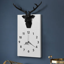 Load image into Gallery viewer, Deer Face Wall Clock Modern Design