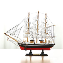 Load image into Gallery viewer, Vintage Mediterranean Wooden Sailing Boat