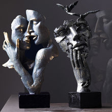 Load image into Gallery viewer, Abstract Face Sculpture Character