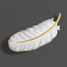 Load image into Gallery viewer, Feather Wall Clock Silent Modern Design