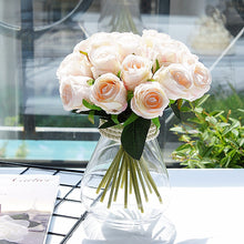 Load image into Gallery viewer, 18pcs/lots Artificial Rose Flowers