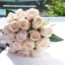 Load image into Gallery viewer, 18pcs/lots Artificial Rose Flowers