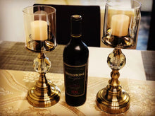 Load image into Gallery viewer, Metal Candle Holder Luxury Glass