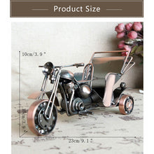 Load image into Gallery viewer, Creative Metal Three Wheeled Motorcycle