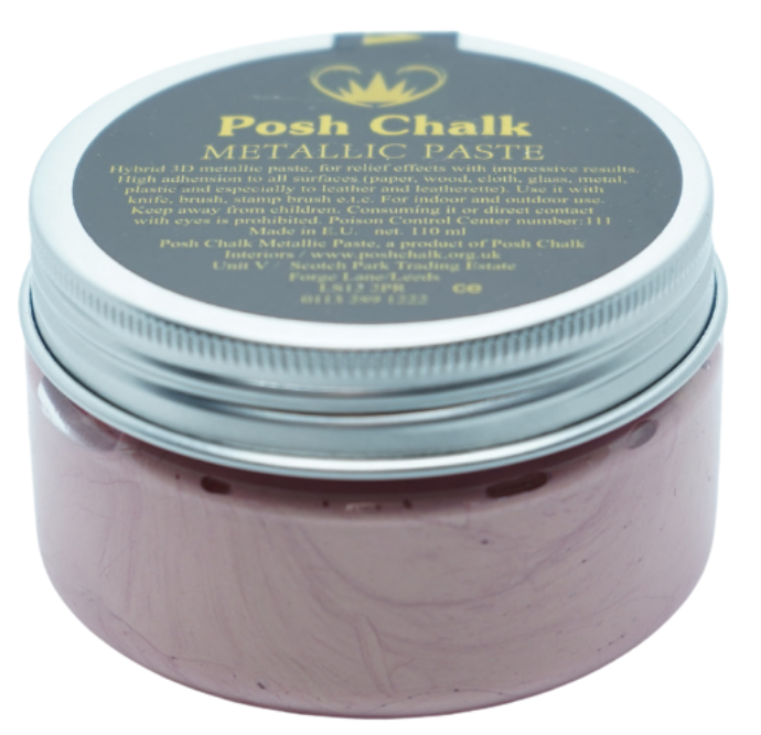 Posh Chalk Metallic Paste - Rose Gold 110ml