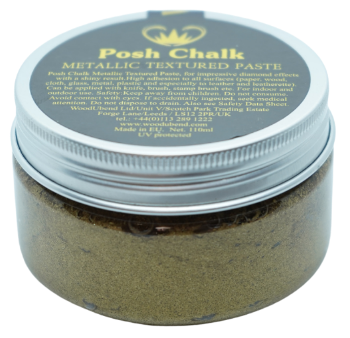 Posh Chalk Textured Paste - Vintage Gold 110ml