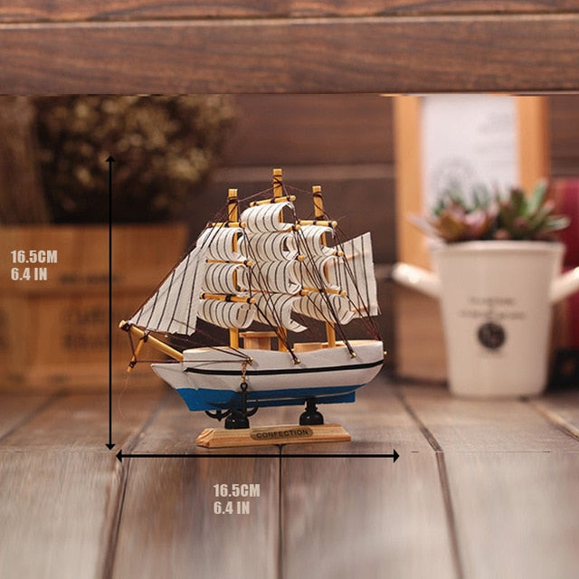 Wooden Ship Model Nautical Sailing Ship