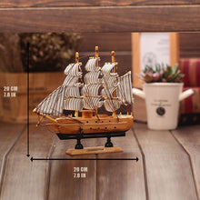 Load image into Gallery viewer, Wooden Ship Model Nautical Sailing Ship
