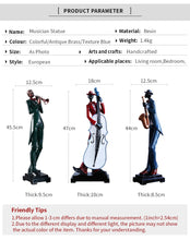 Load image into Gallery viewer, Craft Musician Music Band Statues
