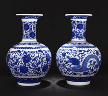 Load image into Gallery viewer, Antique Blue and White Porcelain Lotus Ginger Jars
