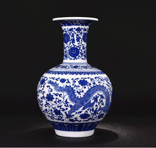 Load image into Gallery viewer, Antique Blue and White Porcelain Lotus Ginger Jars

