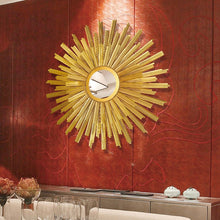 गैलरी व्यूवर में इमेज लोड करें, European Wrought Iron Sun Decorative Wall Mirror
