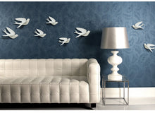 Load image into Gallery viewer, Wall Ornament swallow statues
