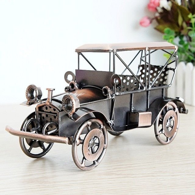 Handicraft Classic Alloy Retro Bronze Car Model