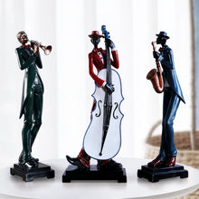 गैलरी व्यूवर में इमेज लोड करें, Craft Musician Music Band Statues
