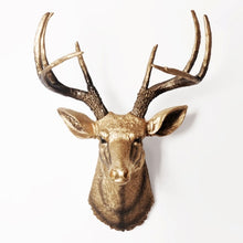 Load image into Gallery viewer, Deer Head Wall Decoration Mural Resin Craft
