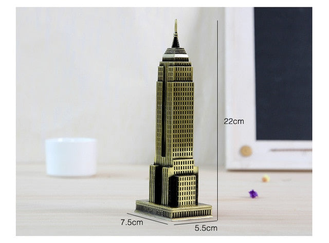 Empire State Building Model Zinc Alloy
