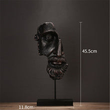 Load image into Gallery viewer, Human Face Resin Decoration Sculpture
