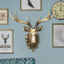 Load image into Gallery viewer, 3D Deer Head Metal Statue
