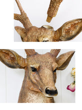 Load image into Gallery viewer, Deer Head Wall Decoration Mural Resin Craft
