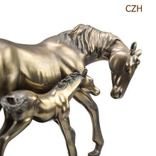 Load image into Gallery viewer, Cold Casted Resin Mother Horse Statue
