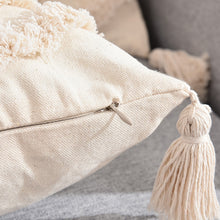 गैलरी व्यूवर में इमेज लोड करें, Beige Tassels Decorative Cushion Cover 45x 45cm/30x50cm

