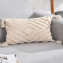 गैलरी व्यूवर में इमेज लोड करें, Beige Tassels Decorative Cushion Cover 45x 45cm/30x50cm
