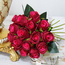 Load image into Gallery viewer, 18pcs/lots Artificial Rose Flowers
