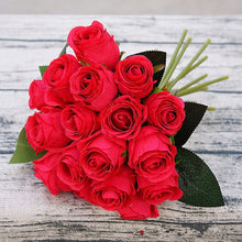 Load image into Gallery viewer, 18pcs/lots Artificial Rose Flowers
