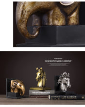 Load image into Gallery viewer, Bookends horse Vintage craft
