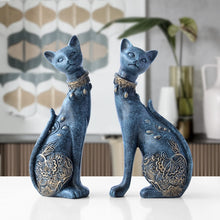 गैलरी व्यूवर में इमेज लोड करें, Figurine Decorative Resin Cat statue
