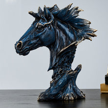 गैलरी व्यूवर में इमेज लोड करें, American Lucky Horse&#39;s Head Statue
