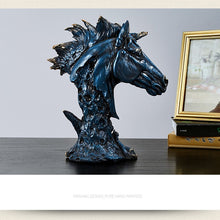 गैलरी व्यूवर में इमेज लोड करें, American Lucky Horse&#39;s Head Statue
