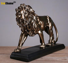 Load image into Gallery viewer, African Ferocious Lion Sculpture
