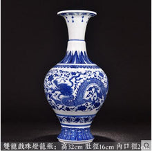 Load image into Gallery viewer, Antique Blue and White Porcelain Lotus Ginger Jars
