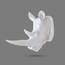 गैलरी व्यूवर में इमेज लोड करें, Rhino Head Statue Decoration
