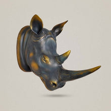 Load image into Gallery viewer, Rhino Head Statue Decoration
