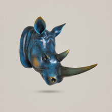 गैलरी व्यूवर में इमेज लोड करें, Rhino Head Statue Decoration
