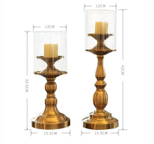 Load image into Gallery viewer, Exquisite Gold Candle holder
