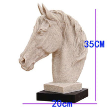 Load image into Gallery viewer, Ancient Roman Creative sandstone horse-head
