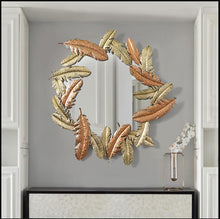 Load image into Gallery viewer, American Wrought Iron Decorative Wall Mirror
