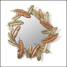 Load image into Gallery viewer, American Wrought Iron Decorative Wall Mirror
