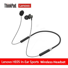 गैलरी व्यूवर में इमेज लोड करें, Lenovo Bluetooth Earphones HE05 Wireless Earbuds Magnetic Neckband
